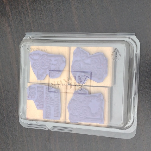 Christmas Theme 2000 Wood Stamps Stampin Up - Picture 3 of 6